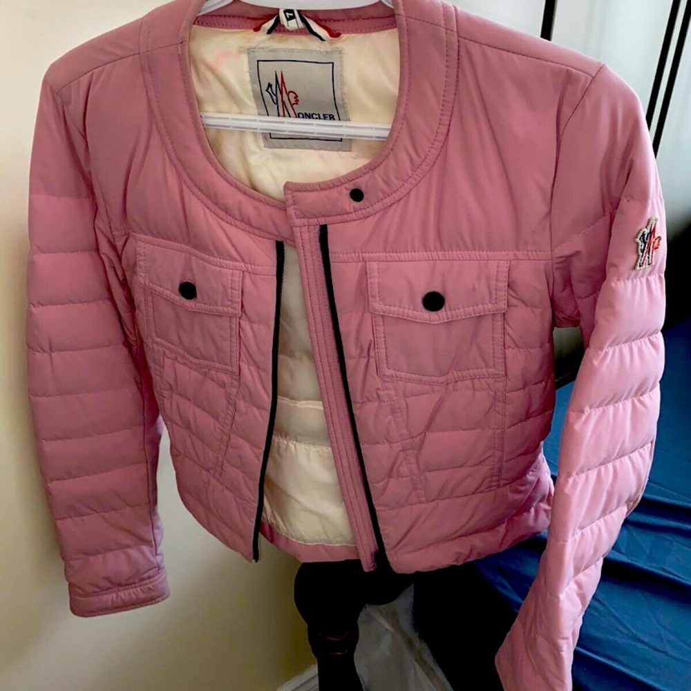 Powder pink moncler